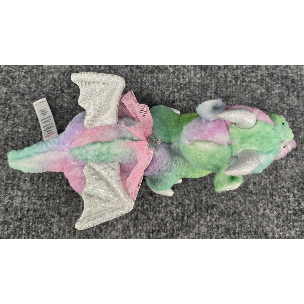 American Girl Crisella WellieWishers Dragon Plush Multicolor Tutu Wings Pastel - Picture 3 of 10